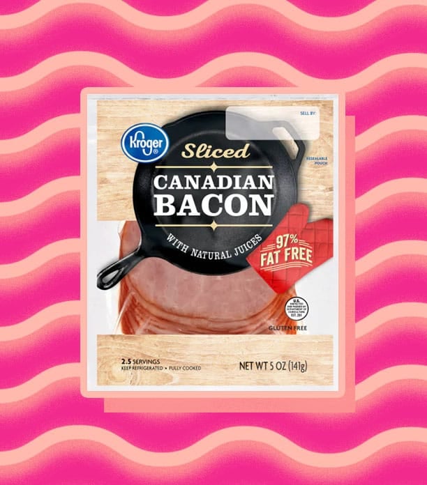 Kroger Sliced Canadian Bacon