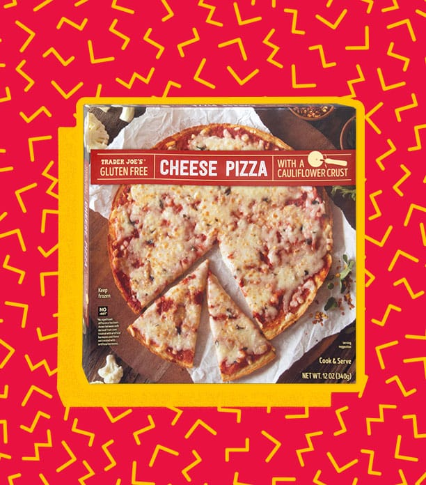 Trader Joe’s Gluten Free Cheese Pizza with a Cauliflower Crust